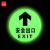 谋福796 消防标识指示牌荧光地贴夜光自发光地滑贴 （地贴 全夜光圆形）