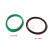 定制铝塑管铜接头用绿色皮圈O型圈 太阳能专用配件防漏密封圈 1620绿色皮圈50个