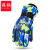 谋福（CNMF）成人冬季保暖滑雪手套 简约时尚涂鸦加绒加厚骑车手套(男款涂鸦蓝 )