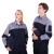 斯卡地尔（Scotoria）夏季工作服套装 分体式长袖工装舒适高棉 CVC1401灰蓝色 1套M码