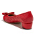 菲拉格慕（Ferragamo）女鞋牛皮蝴蝶结中跟鞋 0672118 5