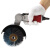 气动菠萝蜜异形打磨机不锈钢拉丝机家具底漆凹槽砂布轮磨光机 多功能打磨机(焊点打磨)
