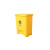 庄太太【100升黄色口罩专用】医疗垃圾桶黄色诊所用脚踏式医疗废弃物垃圾桶摇盖大小号
