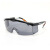 霍尼韦尔100110加强防刮擦防雾护目镜S200A系列黑蓝镜框平光眼镜 100210