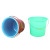 兰诗（LAUTEE）DA2158 多规格塑料水桶手提桶加厚水桶 口径34.5*高29cm约17升  5个装蓝色
