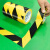 警示胶带PVC黑黄斑马线警戒隔离线地标贴地板地面彩色划线胶带 灰色4.8cm宽*3长6卷