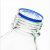 佑工信 透明丝口玻璃瓶 螺纹口带刻度螺口试剂瓶样品瓶 蓝盖试剂瓶 单位：个 高硼硅100ml（5个） 