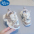 迪士尼（Disney）春季宝宝鞋学步鞋运动鞋透气婴儿鞋子男女小童鞋幼儿老爹鞋0-3岁 88588卡其 16码/内长12厘米