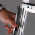 手提便携式铝合金海报架 单面双面展示宣传广告架 易拉宝P0P展架 PVC保护膜60*90