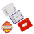 定制磁性标签卡强磁仓库货架标识牌 库房标签牌 物料卡 标示牌 货位卡 6*8cm强磁