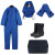 安百利 -250度耐低温防护服ABL-F10 连体式 带背囊 蓝色 L 1套