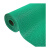 企桥 镂空防滑垫防水塑料PVC脚垫镂空地垫 绿色	2.0m宽   5.0mm厚（加密）  1米长