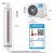 美的（Midea）立式空调 2匹/3匹 定速冷暖静音 智能清洁 圆柱空调柜机（陶瓷白）智行系列 KFR-72LW/DY-YA400(D3)
