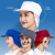 帽防灰尘餐厅厨师帽工厂车间网帽厨房防油烟食堂卫生餐饮帽女 酒红色头顶布