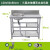 哲弘地厨房不锈钢水槽带支架简易台面一体柜 加厚三层单槽-左槽(无龙头) 120*50*80cm 