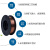 宽选工品 无气二保焊机焊丝 无气有气药芯实芯二氧化碳气保焊丝 碳钢实心直径1.0mm20公斤装 