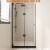 定制l型折叠门淋浴房小户型浴屏简易整体卫生间玻璃干 0*0方形 90*90方形