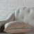 雪玉兰美式沙发抱枕靠垫高档的美式奢华刺绣抱枕套不含芯正方形北欧抱枕 BD米色H3款 45*45cm加厚不含芯