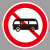 谋福（CNMF）交通标志指示牌 停车场标识牌可定制【禁止小型客车通行-贴高亮反光膜UV(平板钉墙款)】