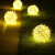 远波 藤球LED装饰灯 挂树圆球灯 发光防雨户外景观灯 220v30厘米藤球 光色可选 2套起购 GY1