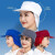 鹿色车间防尘工作帽食品帽子棉透气网包头发网兜帽厨房厨师帽男女通用 白色