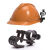 定制强光手电筒夹安全帽头灯支架消防头盔夹子卡扣手电筒夹子 韩式B(25-27毫米)