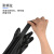 科研手套实验操作箱厌氧箱手套丁基橡胶长臂手套替霍8B1532 700*140*1.2 黑色天然乳胶 均码