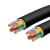 AIKE 纯铜芯阻燃电缆电缆   三相五线国标 足米 YJV 3*2.5+1*1.5 米