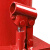 BIG REDT95004D低位红色焊接立式液压千斤顶车载千斤顶工具额定载重50T