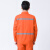 环卫工作服套装男路政道路救援高速施工园林绿化工程服反光条定制 灰反光条短袖(上衣) 175/XL
