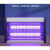 灭蚊灯灭蝇灯驱蚊子神器家室内苍蝇捕捉器餐厅饭店商铺用一扫光 旗舰紫光 LED-2W适用5-30平
