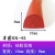 耐高温硅胶软发泡密封条海绵条D型实心半圆耐高温红色白色防撞条 SX-18 10*10mm