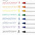 日本ZEBRA斑马中性笔C-JJ6白色杆按动虹彩笔学生考试速干刷题笔红笔彩色手帐水笔0.5mm 1支蓝笔+5支蓝色笔芯