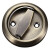 京速 隐形门锁 不锈钢圆形嵌入式 隐形拉环门锁 白色 单位:个