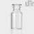加厚广口玻璃瓶试剂瓶磨砂口医药瓶分装广口瓶玻璃化学瓶棕色透明 透明磨砂广口250ML
