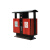 舒弗 户外垃圾桶 果皮箱分类垃圾筒 详情联系客服 外筒（塑胶木/琥珀红）内胆（镀锌板） 1000*360*1000