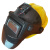 电焊工帽自动变光面罩夏季放热空调风照明头戴手持式护眼护脸 风扇款