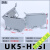 保险端子UK5-HESI导轨式保险接线端子排UK5RD熔断器底座4MM平方 UK5-HESI灰色带24V绿灯50只