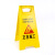 利沐（LIMU）请勿泊车告示牌 禁止停车警示牌 小心地滑 车位 a字牌定制塑料黄色牌子 正在施工