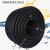 鑫和通 PE阻燃尼龙波纹管闭口电缆保护黑色软管 加厚AD21.2（内径17×外径21.2mm）50米