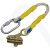 品致（PINZH）安全绳防坠器黄锌打开式 适用于14MM~16MM 纤维绳索 打开式自锁器F-61608