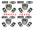 标志四件套全套挂臂标志保安魔术贴配件标志保安保安肩章胸徽胸号 执勤四件套(肩章可选)