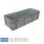 大号物流箱塑料EU周转箱子长方形灰色汽配运输工业中转收纳框加厚 EU41028 外径1000*400*280mm灰