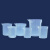 百灵威J&K Scientific,塑料烧杯,聚丙烯,透明,ml/oz双刻度,堆叠设计,15ml,10个/袋,908458