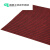 适用于厨房地垫防滑楼梯踏步垫大面积门口地毯入户进门地垫防油吸 暗红 七条纹橡胶底 宽0.9*长1.2米