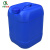 齐鲁安然 塑料油桶 方形桶 储水桶 扁塑料桶 15升水桶 25L方形酒桶 30公斤化工桶 废液桶【蓝色25L】
