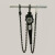 微型手扳葫芦提升机小型吊机手动手拉葫芦起重吊具环链电梯葫芦吊 2T3米送手套一副