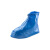 保罗岚芝 加厚耐磨硅胶防滑鞋套雨天防滑防雨学生雨鞋套 珠光蓝 2XL 
