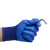 盛港浸胶线手套 加厚防滑耐磨防油工地干活劳保手套 蓝色12双装SGA688