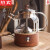 莱杉全自动玻璃蒸茶器养生壶普洱黑白茶茶具烧水煮茶炉蒸汽煮茶壶电器 新款青木纹蒸茶炉+点金杯组 901mL(含)-1L(含)